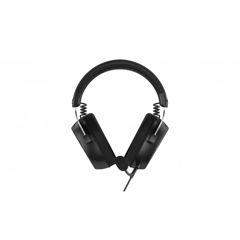 HATOR Hypergang 3 USB ausinės – laidinės ir belaidės, žaidimų, USB Type-C / USB Type-A, Bluetooth, juodos