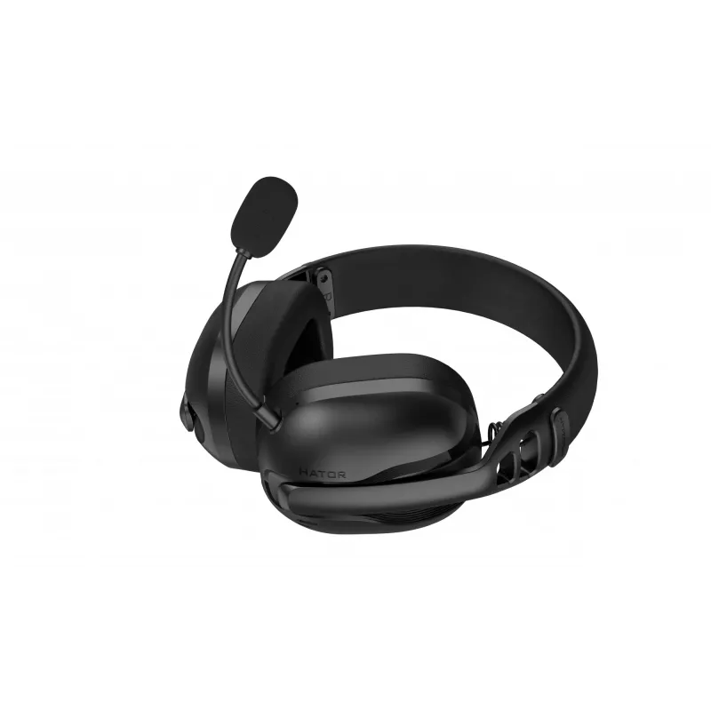 HATOR Hyperpunk 3 Wireless ausinės belaidės ir laidinės, žaidimams, USB Type-C / USB Type-A, Bluetooth, juodos