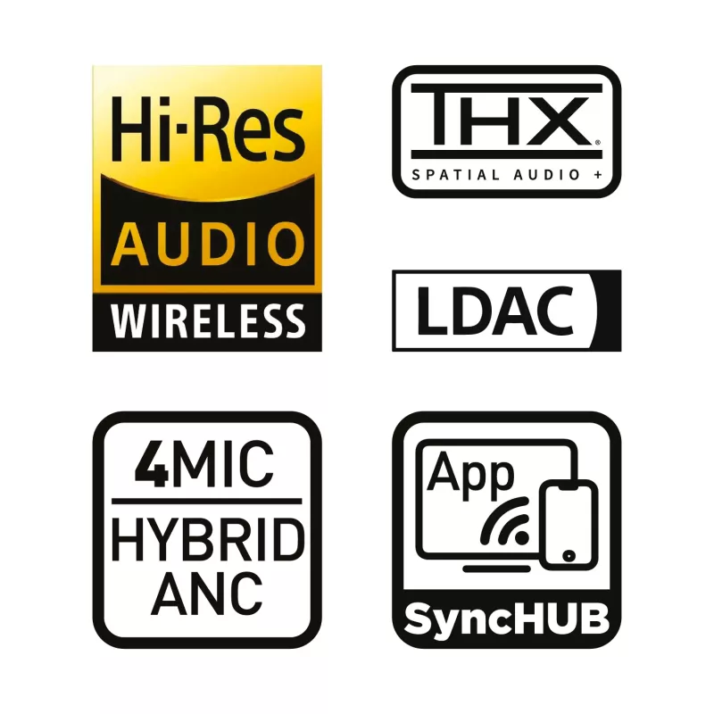 HATOR Hyperpunk 3 Wireless ausinės belaidės ir laidinės, žaidimams, USB Type-C / USB Type-A, Bluetooth, juodos