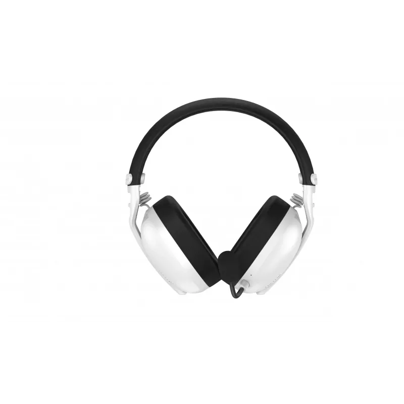 Ausinės HATOR Hyperpunk 3 Wireless belaidės ir laidinės, žaidimų, USB Type-C / USB Type-A, Bluetooth, balta