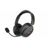 HATOR Phoenix 2 Wireless belaidės ir laidinės ausinės žaidimams, USB Type-C / USB Type-A, Bluetooth, juodos
