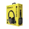 HATOR Phoenix 2 Wireless belaidės ir laidinės ausinės žaidimams, USB Type-C / USB Type-A, Bluetooth, juodos