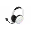 Ausinės HATOR Phoenix 2 Wireless – belaidės ir laidinės žaidimų ausinės su USB Type-C / USB Type-A, Bluetooth, balta