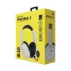 Ausinės HATOR Phoenix 2 Wireless – belaidės ir laidinės žaidimų ausinės su USB Type-C / USB Type-A, Bluetooth, balta