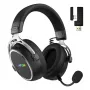 HATOR Hypergang 3 Wireless belaidės ausinės su mikrofonu, USB-C / USB-A, Bluetooth, juodos