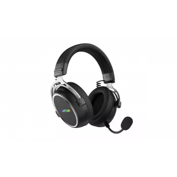 HATOR Hypergang 3 Wireless belaidės ausinės su mikrofonu, USB-C / USB-A, Bluetooth, juodos