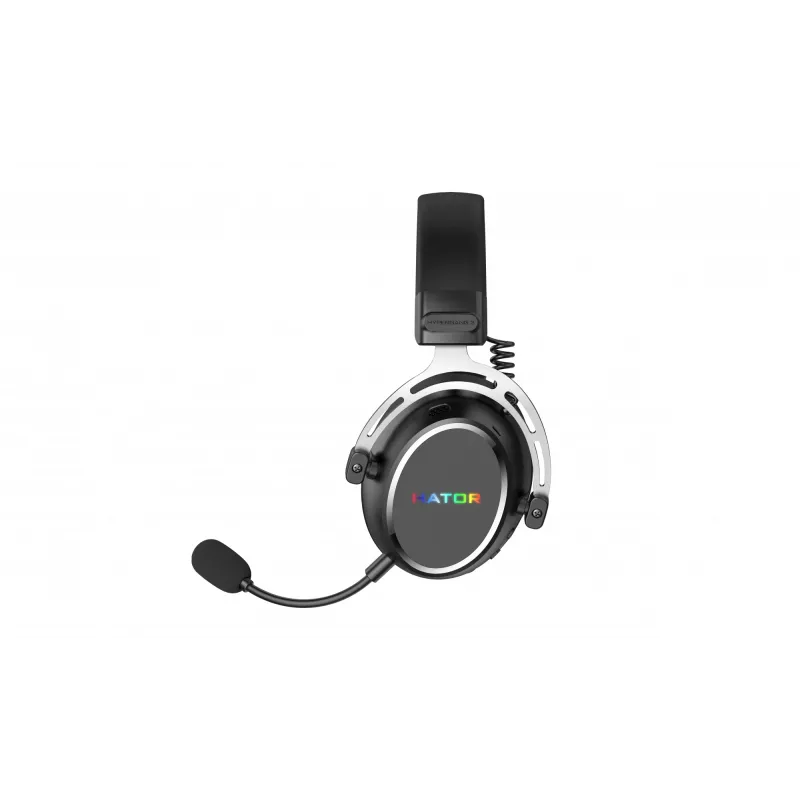 HATOR Hypergang 3 Wireless belaidės ausinės su mikrofonu, USB-C / USB-A, Bluetooth, juodos