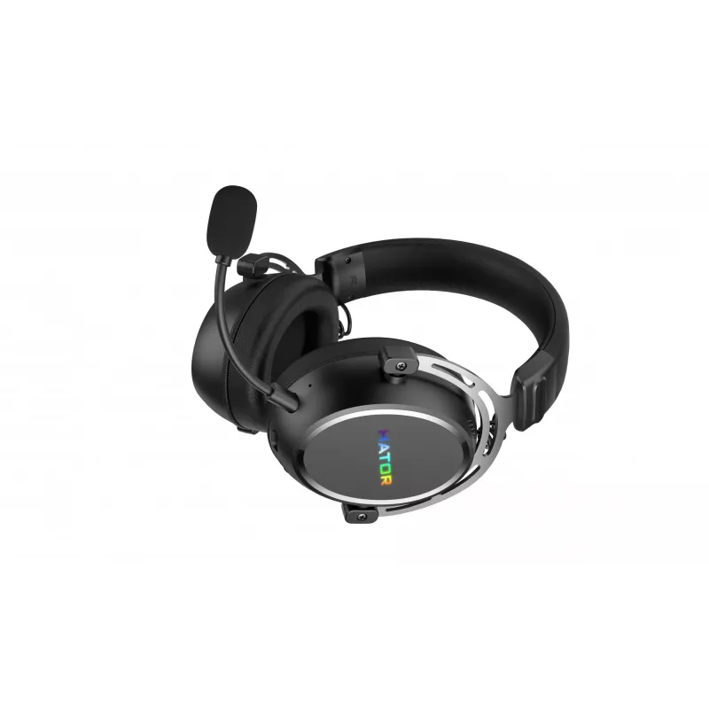 HATOR Hypergang 3 Wireless belaidės ausinės su mikrofonu, USB-C / USB-A, Bluetooth, juodos