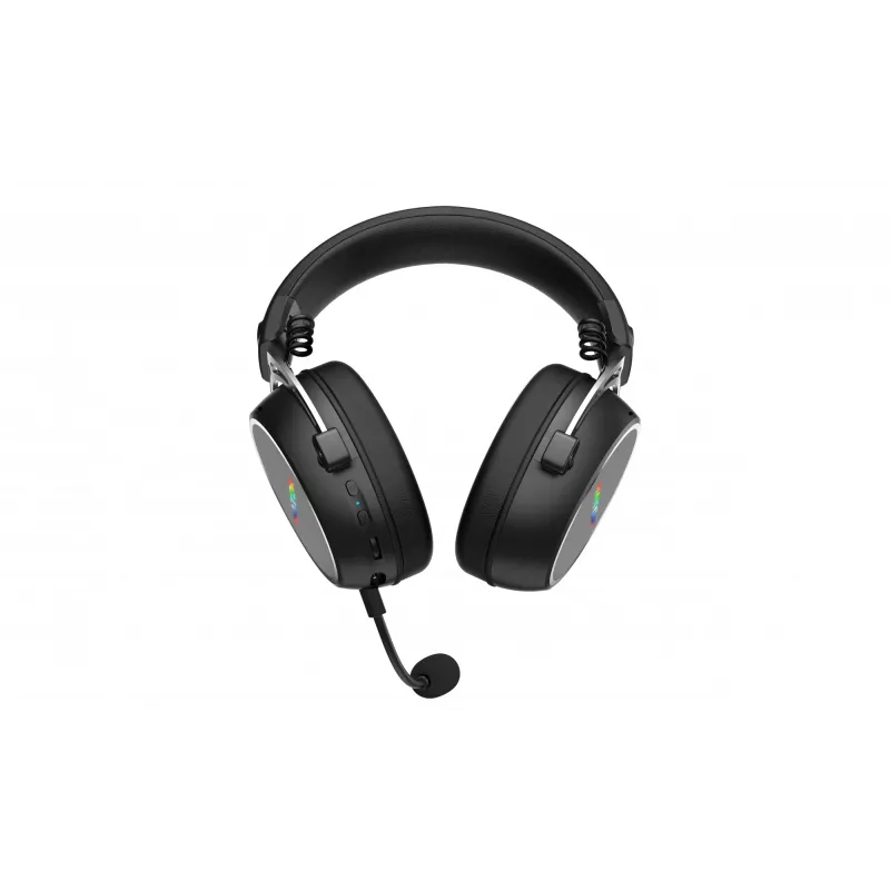 HATOR Hypergang 3 Wireless belaidės ausinės su mikrofonu, USB-C / USB-A, Bluetooth, juodos