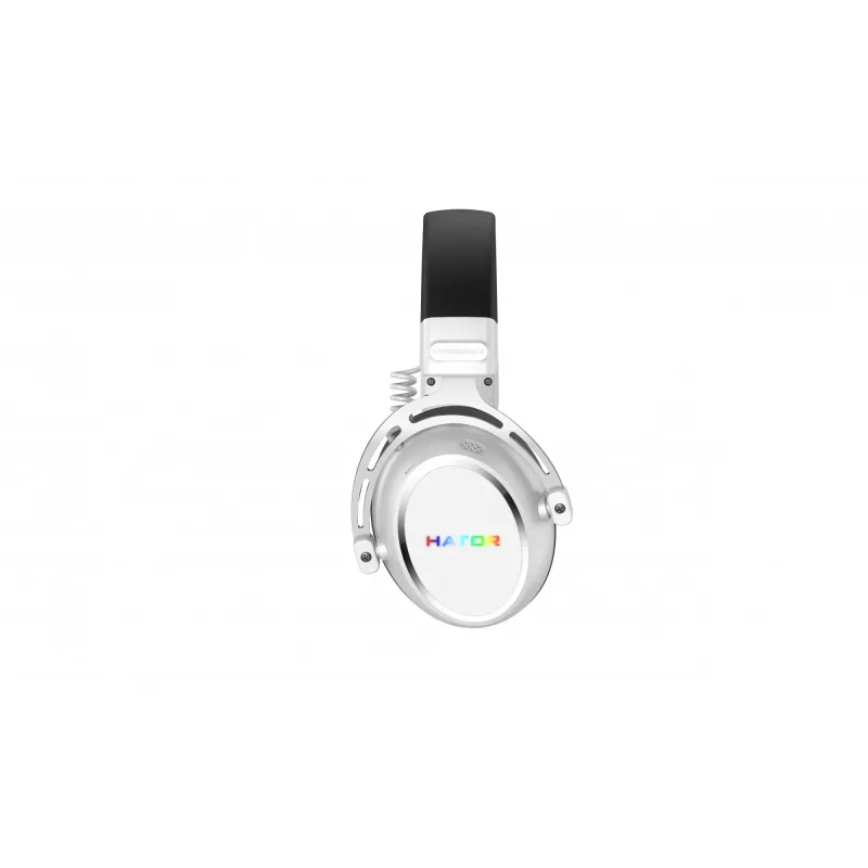HATOR Hypergang 3 Wireless belaidės ausinės lankeliu, USB Type-C / USB Type-A, Bluetooth, balta