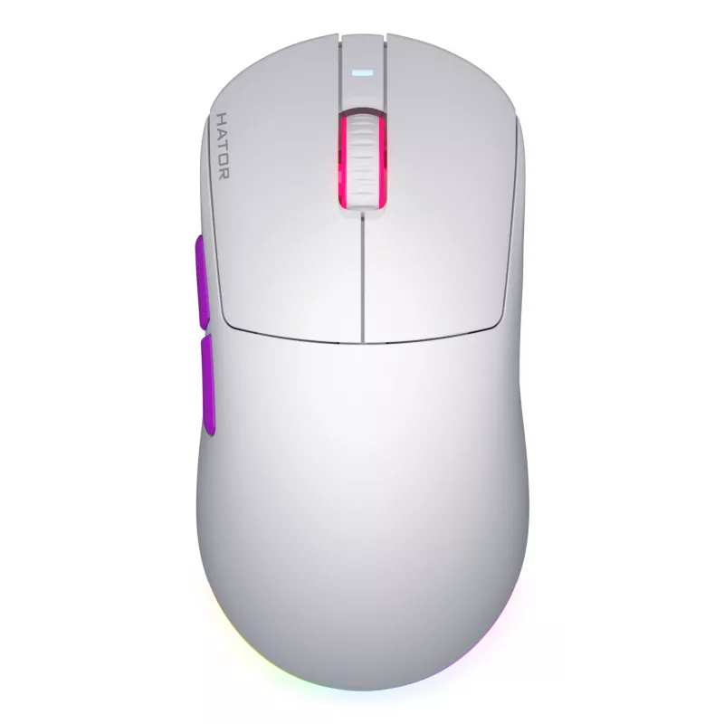 HATOR Quasar 3 Ultra 8K belaidė pelė žaidimams Ambidextrous RF Wireless + Bluetooth + USB Type-A Optinė 30000 DPI