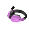 Ausinės HATOR Hyperpunk 3 Wireless belaidės ir laidinės, žaidimams, USB Type-C / USB Type-A, Bluetooth, violetinės