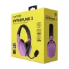Ausinės HATOR Hyperpunk 3 Wireless belaidės ir laidinės, žaidimams, USB Type-C / USB Type-A, Bluetooth, violetinės