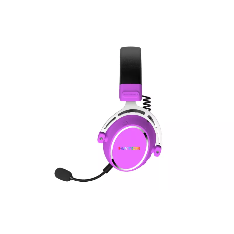 Ausinės HATOR Hypergang 3 Wireless violetinės