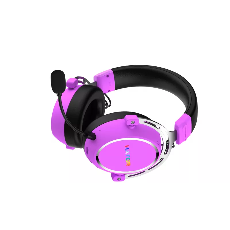 Ausinės HATOR Hypergang 3 Wireless violetinės