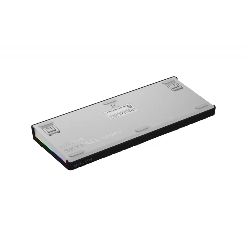 HATOR Skyfall Wireless 80 klaviatūra žaidimams USB + RF belaidis + Bluetooth QWERTY JAV anglų juoda, balta