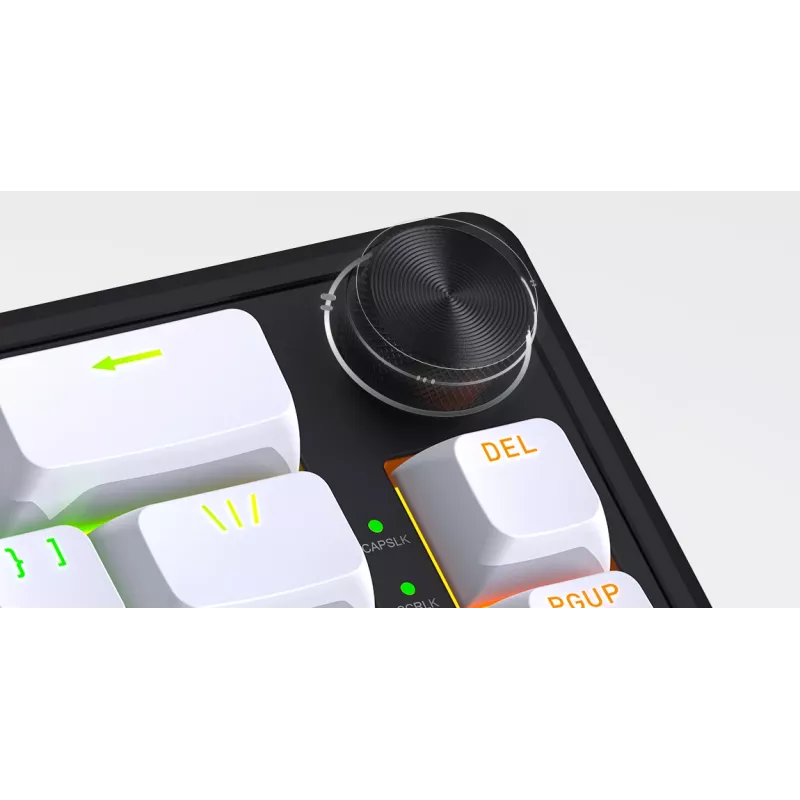 HATOR Skyfall Wireless 80 klaviatūra žaidimams USB + RF belaidis + Bluetooth QWERTY JAV anglų juoda, balta