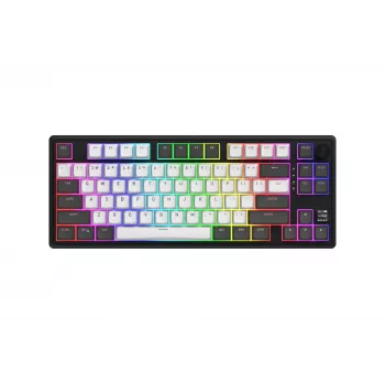 HATOR Skyfall Pro Wireless 80 klaviatūra žaidimams USB + RF belaidis + Bluetooth QWERTY JAV anglų juoda, pilka