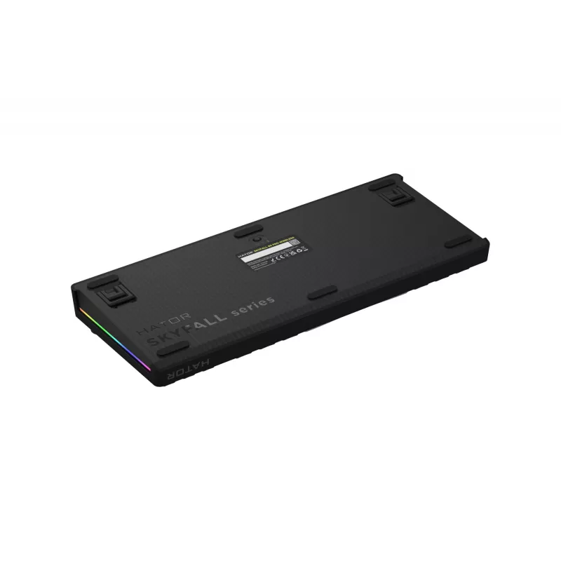 HATOR Skyfall Pro Wireless 80 klaviatūra žaidimams USB + RF belaidis + Bluetooth QWERTY JAV anglų juoda, pilka