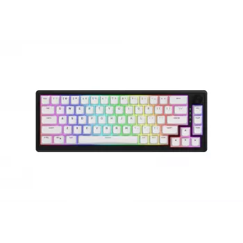 HATOR Skyfall Wireless 65 klaviatūra Gaming USB + RF Wireless + Bluetooth QWERTY US English Juoda, Balta