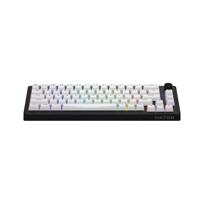HATOR Skyfall 65 MAG ULTRA 8K klaviatūra žaidimams USB QWERTY JAV anglų juoda, balta