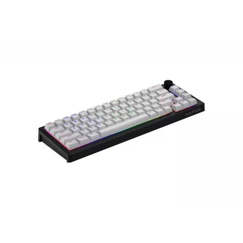 HATOR Skyfall 65 MAG ULTRA 8K klaviatūra žaidimams USB QWERTY JAV anglų juoda, balta