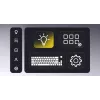 HATOR Skyfall Wireless 100 klaviatūra Gaming USB + RF Wireless + Bluetooth QWERTY JAV anglų Juoda, Balta