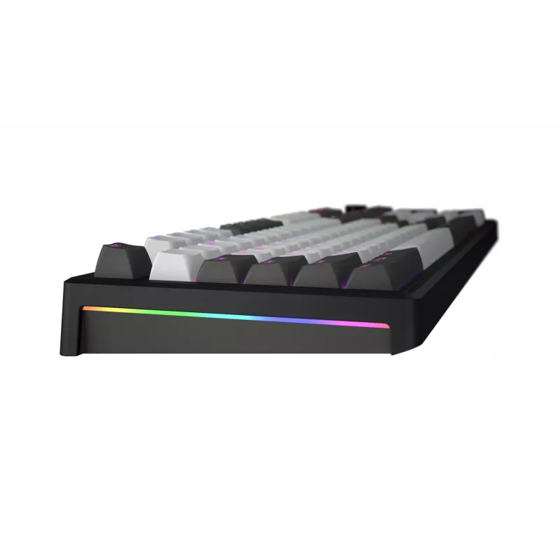 HATOR Skyfall Pro Wireless 100 klaviatūra žaidimams USB + RF belaidis + Bluetooth QWERTY JAV anglų juoda, pilka
