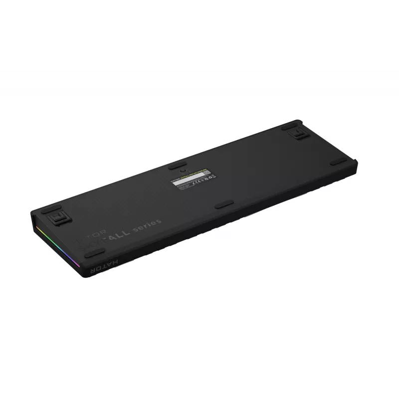 HATOR Skyfall Pro Wireless 100 klaviatūra žaidimams USB + RF belaidis + Bluetooth QWERTY JAV anglų juoda, pilka