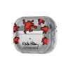 Dėklas Samsung Keith Haring Slickback Galaxy Buds3 Pro Raudonas Skaidrus