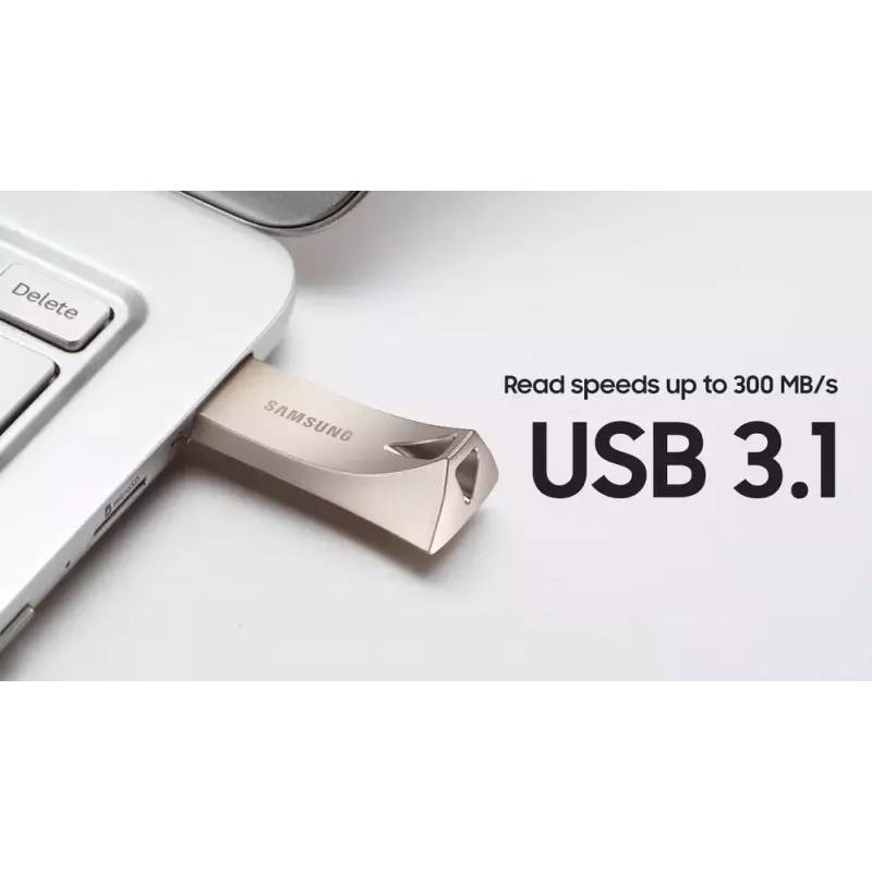 Samsung MUF-128BE USB atmintukas 128 GB USB Type-A 3.2 Gen 1 (3.1 Gen 1) Sidabrinis