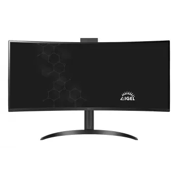LG 34CR651I-6P All-in-One plonas klientas / monitorius, 34 colių (86,4 cm) WQHD lenktas ekranas, Intel Pentium Silver N6005, 8 GB RAM, 16 GB eMMC, Wi-Fi 6, juodas