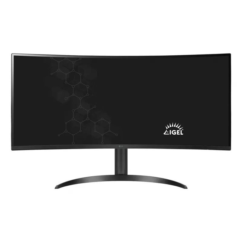 LG 34CR651I-6P All-in-One plonas klientas / monitorius, 34 colių (86,4 cm) WQHD lenktas ekranas, Intel Pentium Silver N6005, 8 GB RAM, 16 GB eMMC, Wi-Fi 6, juodas