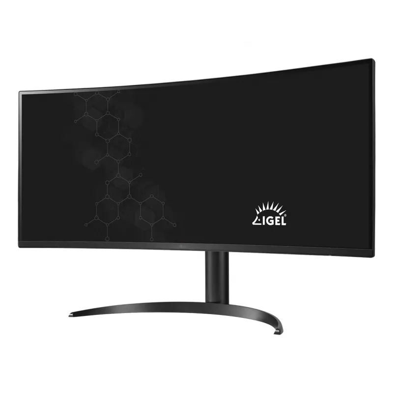 LG 34CR651I-6P All-in-One plonas klientas / monitorius, 34 colių (86,4 cm) WQHD lenktas ekranas, Intel Pentium Silver N6005, 8 GB RAM, 16 GB eMMC, Wi-Fi 6, juodas
