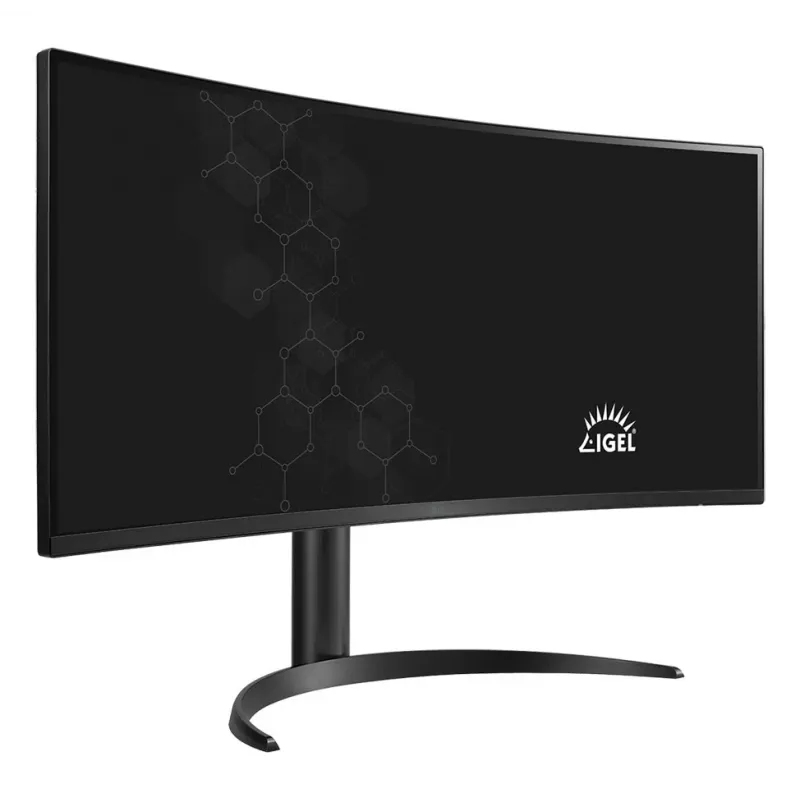 LG 34CR651I-6P All-in-One plonas klientas / monitorius, 34 colių (86,4 cm) WQHD lenktas ekranas, Intel Pentium Silver N6005, 8 GB RAM, 16 GB eMMC, Wi-Fi 6, juodas