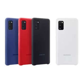 Samsung EF-PA415TWEGEU dėklas Galaxy A41 silikoninis baltas 15,5 cm (6,1 colio)