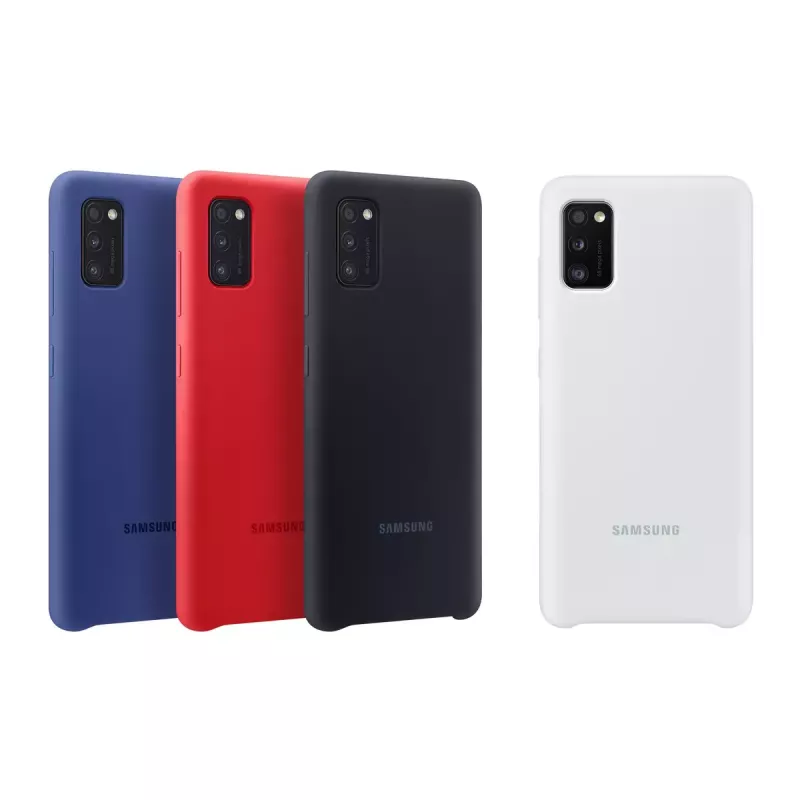Samsung EF-PA415TWEGEU dėklas Galaxy A41 silikoninis baltas 15,5 cm (6,1 colio)