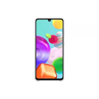 Samsung EF-PA415TWEGEU dėklas Galaxy A41 silikoninis baltas 15,5 cm (6,1 colio)