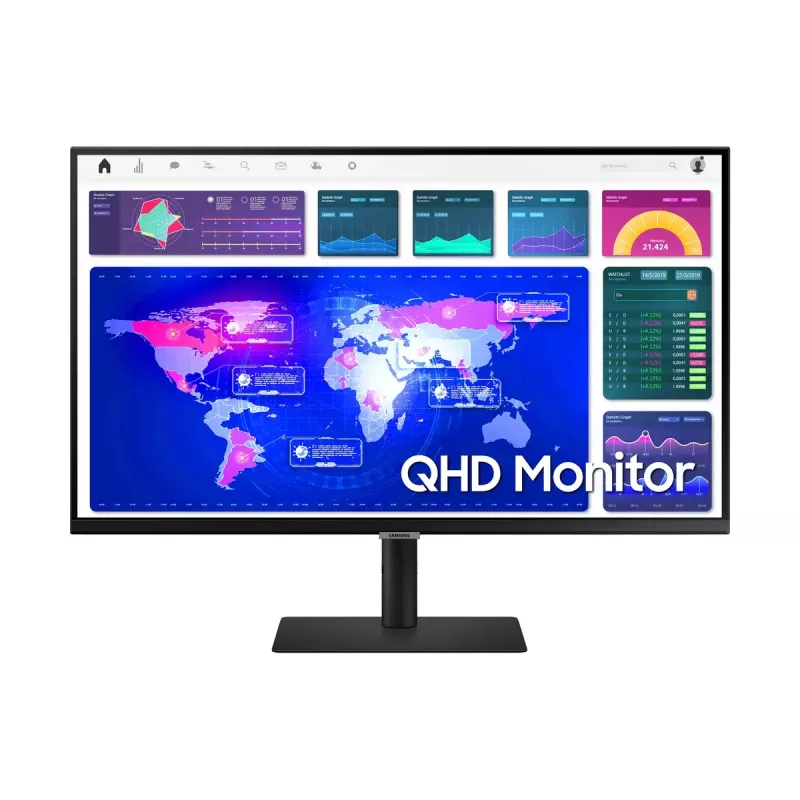 Samsung S32A600NWU kompiuterio monitorius 81,3 cm (32 col.) 2560 x 1440 pikselių Quad HD juodas