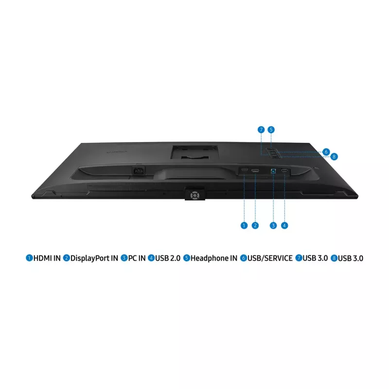 Samsung S32A600NWU kompiuterio monitorius 81,3 cm (32 col.) 2560 x 1440 pikselių Quad HD juodas