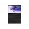 Planšetinio kompiuterio klaviatūra Samsung EF-DT730BBGGDE – Pogo Pin QWERTZ, juoda, skirta Galaxy Tab S7+/S7 FE, 196,7×13,4×286,3 mm