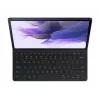 Planšetinio kompiuterio klaviatūra Samsung EF-DT730BBGGDE – Pogo Pin QWERTZ, juoda, skirta Galaxy Tab S7+/S7 FE, 196,7×13,4×286,3 mm