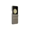 Dėklas Samsung Galaxy Z Flip5 EF-VF731PAEGWW, dirbtinė oda, 6,7 colio (17 cm) – Taupe