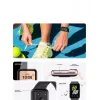Samsung Galaxy Fit3 4,06 cm (1,6 colio) AMOLED 40 mm Skaitmeninis 256 x 402 pikseliai Liečiamas ekranas Pilka