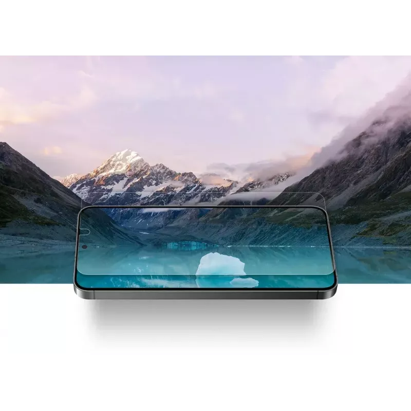 Apsauginis stiklas Samsung Galaxy S24+ atsparus įbrėžimams permatomas 2 vnt.