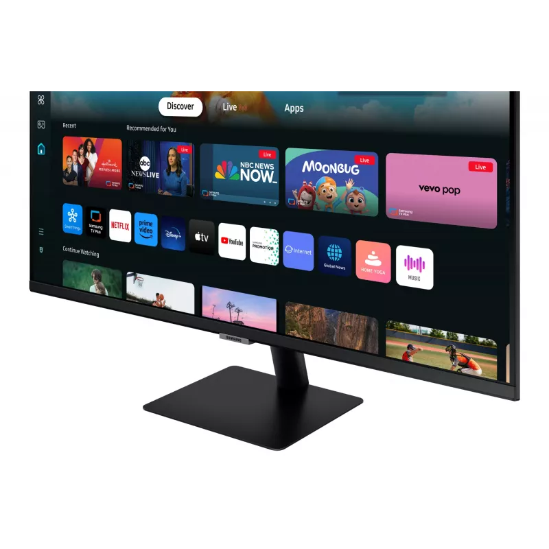 Samsung M50D kompiuterio monitorius 68,6 cm (27 col.) 1920 x 1080 pikselių Full HD LED juodas