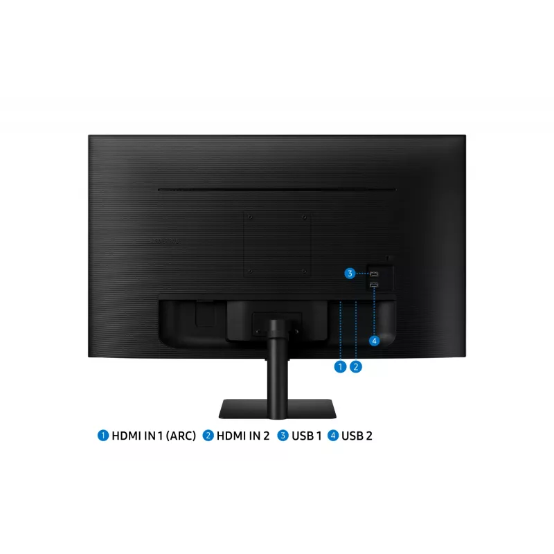 Samsung M50D kompiuterio monitorius 68,6 cm (27 col.) 1920 x 1080 pikselių Full HD LED juodas