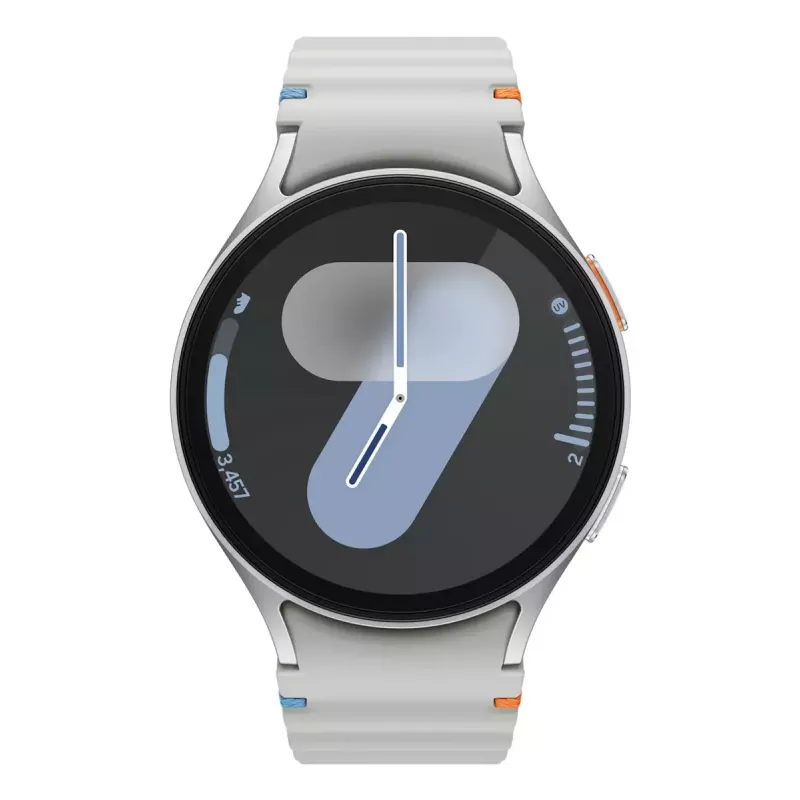 Samsung Galaxy Watch7 3,81 cm (1,5 colio) AMOLED 44 mm Skaitmeninis 480 x 480 pikselių Liečiamas ekranas 4G Sidabrinis Wi-Fi GPS (palydovas)