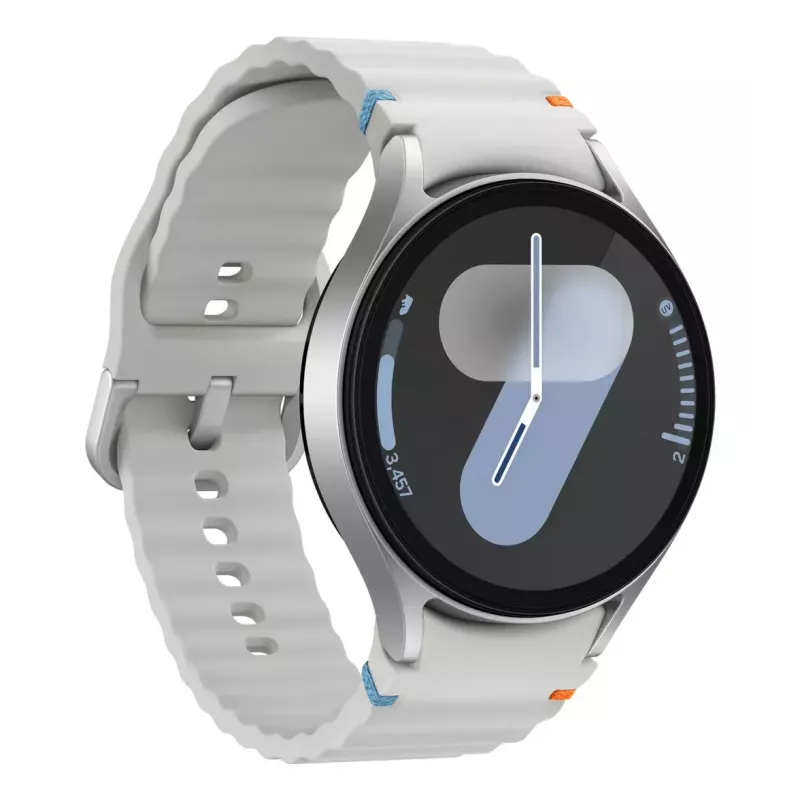 Samsung Galaxy Watch7 3,81 cm (1,5 colio) AMOLED 44 mm Skaitmeninis 480 x 480 pikselių Liečiamas ekranas 4G Sidabrinis Wi-Fi GPS (palydovas)