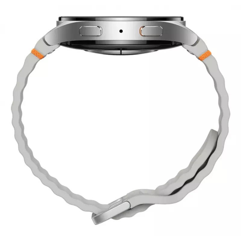 Samsung Galaxy Watch7 3,81 cm (1,5 colio) AMOLED 44 mm Skaitmeninis 480 x 480 pikselių Liečiamas ekranas 4G Sidabrinis Wi-Fi GPS (palydovas)